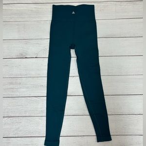 Balance Athletica Topaz Teal Diamond Jacquard Energy Pant Leggings